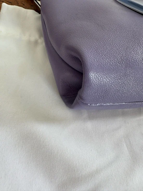 NWOT Jimmy Choo Mini Callie Tanzanite Nappa Leather Bag with Dust Bag - Picture 12 of 13